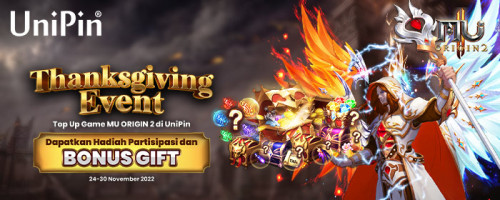 MU ORIGIN 2 Thanksgiving Events! (ID)